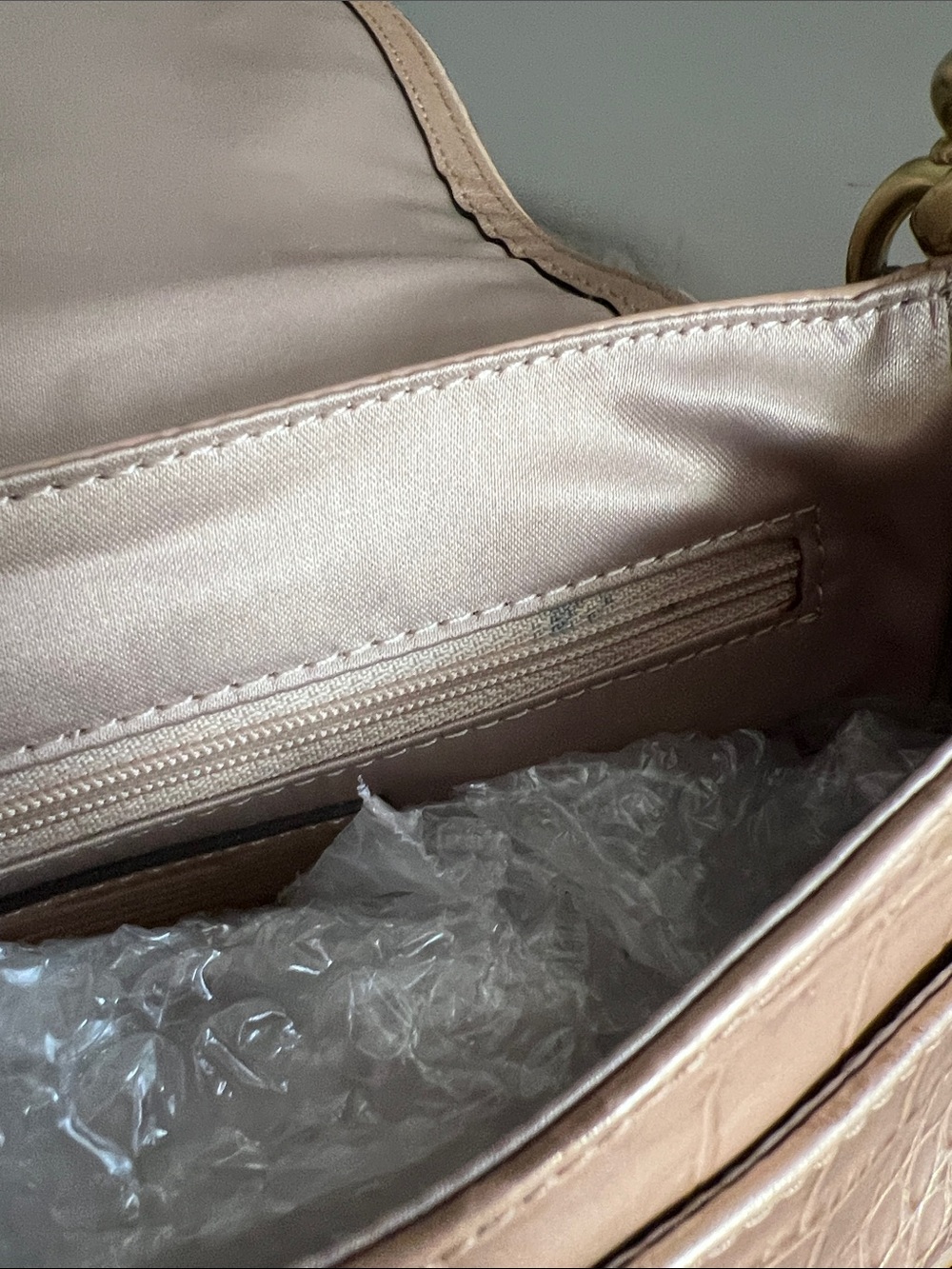 Coach Taylor Embossed Leather Bag in Sand Taupe - Picture 9 of 14
